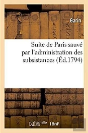Suite De Paris Sauve Par L'Administration Des Subsistances