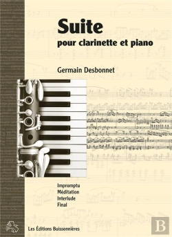 Bertrand.pt - Suite Sur Des Airs Populaires De Bretagne Pour Clarinette (Ou Vents) Et Piano ; Partitions