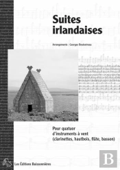 Suites Irlandaises Pour Quatuor D'Instruments À Vent ; Partitions