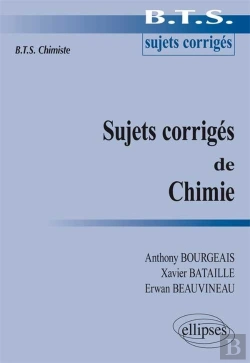 Bertrand.pt - Sujets Corrigés De Chimie - Bts Chimiste
