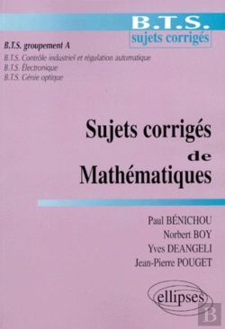 Bertrand.pt - Sujets Corrigés De Mathématiques - Bts Groupement A