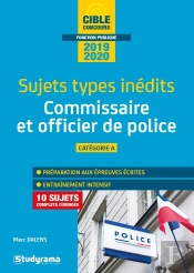 Sujets-Types Inedits Commissaire Et Officicer De Police