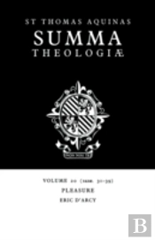 Summa Theologiae: Volume 20, Pleasure