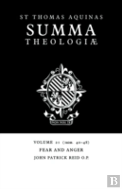 Bertrand.pt - Summa Theologiae: Volume 21, Fear And Anger
