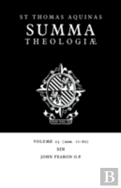 Summa Theologiae: Volume 25, Sin