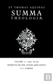 Summa Theologiae: Volume 27, Effects Of Sin, Stain And Guilt