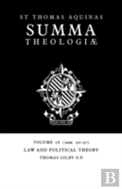 Summa Theologiae: Volume 28, Law And Political Theory