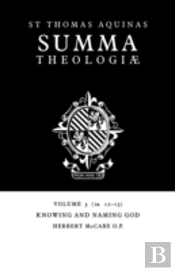 Summa Theologiae: Volume 3, Knowing And Naming God