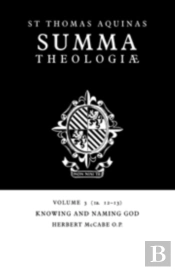 Summa Theologiae: Volume 3, Knowing And Naming God