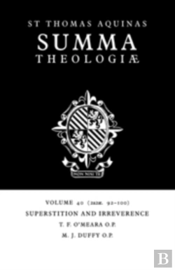Bertrand.pt - Summa Theologiae: Volume 40, Superstition And Irreverence