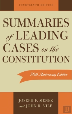 Bertrand.pt - Summaries Of Leading Cases On The Constitution