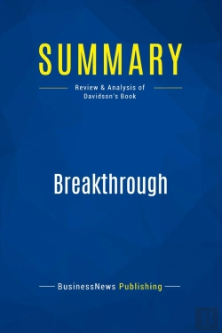 Bertrand.pt - Summary: Breakthrough : Review And Analysis Of Davidson'S Book