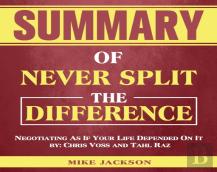 Summary Of Never Split The Difference