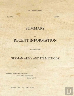 Bertrand.pt - Summary Of Recent Information Regarding The German Army And Its Methods