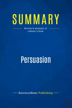 Bertrand.pt - Summary: Persuasion : Review And Analysis Of Lakhani'S Book