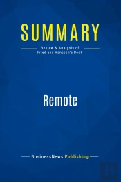 Summary: Remote : Review And Analysis Of Fried And Hansson'S Book