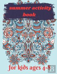 Summer Activity Book For Kids Ages 4-8