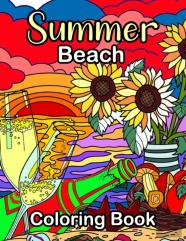 Summer Beach Coloring Book