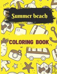 Summer Beach Coloring Book