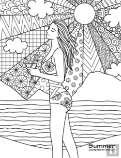 Bertrand.pt - Summer Coloring Book For Grown-Ups 1