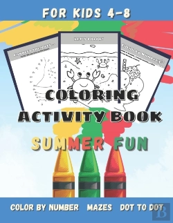 Bertrand.pt - Summer Fun Coloring Activity Book For Kids Ages 4-8