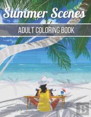 Summer Scenes Adult Coloring Book