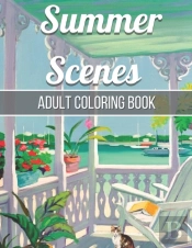 Summer Scenes Adult Coloring Book