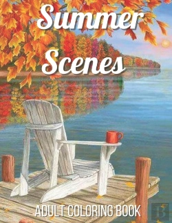 Bertrand.pt - Summer Scenes Adult Coloring Book