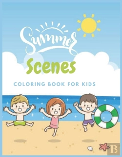 Bertrand.pt - Summer Scenes Coloring Book For Kids