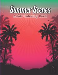 Summer Scenes Coloring Book