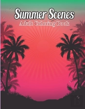Summer Scenes Coloring Book