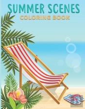 Summer Scenes Coloring Book