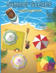 Summer Scenes Coloring Book