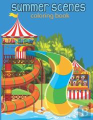 Summer Scenes Coloring Book