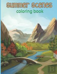 Summer Scenes Coloring Book