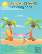 Summer Scenes Coloring Book