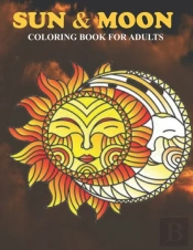Sun & Moon Coloring Book For Adults