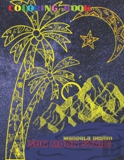 Sun, Moon And Stars Coloring Book Mandala Designs