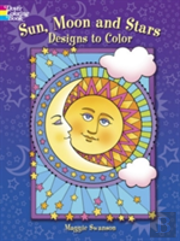 Sun, Moon And Stars Designs To Color