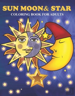 Bertrand.pt - Sun Moon & Star Coloring Book For Adults