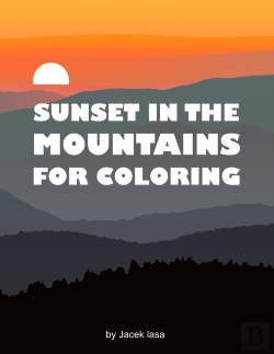 Bertrand.pt - Sunset In The Mountains For Coloring