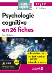 Sup En Poche : Psychologie Cognitive En 26 Fiches