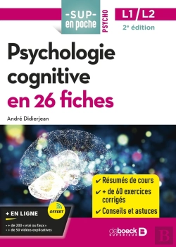 Bertrand.pt - Sup En Poche : Psychologie Cognitive En 26 Fiches