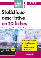 Sup En Poche : Statistique Descriptive En 20 Fiches