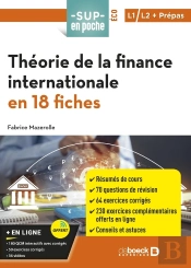Sup En Poche : Théorie De La Finance Internationale En 18 Fiches : Pour L1, L1, Prépas