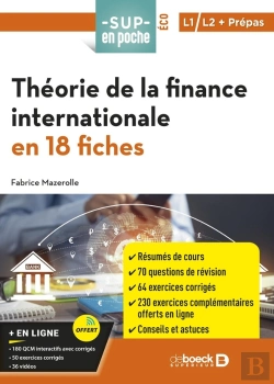 Bertrand.pt - Sup En Poche : Théorie De La Finance Internationale En 18 Fiches : Pour L1, L1, Prépas