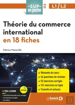Bertrand.pt - Sup En Poche : Théorie Du Commerce International En 18 Fiches : Pour L2, L3, Master