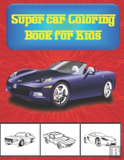 Bertrand.pt - Super Car Coloring Book For Kids