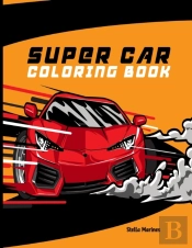 Super Car Coloring Book