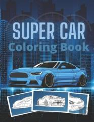 Super Car Coloring Book
